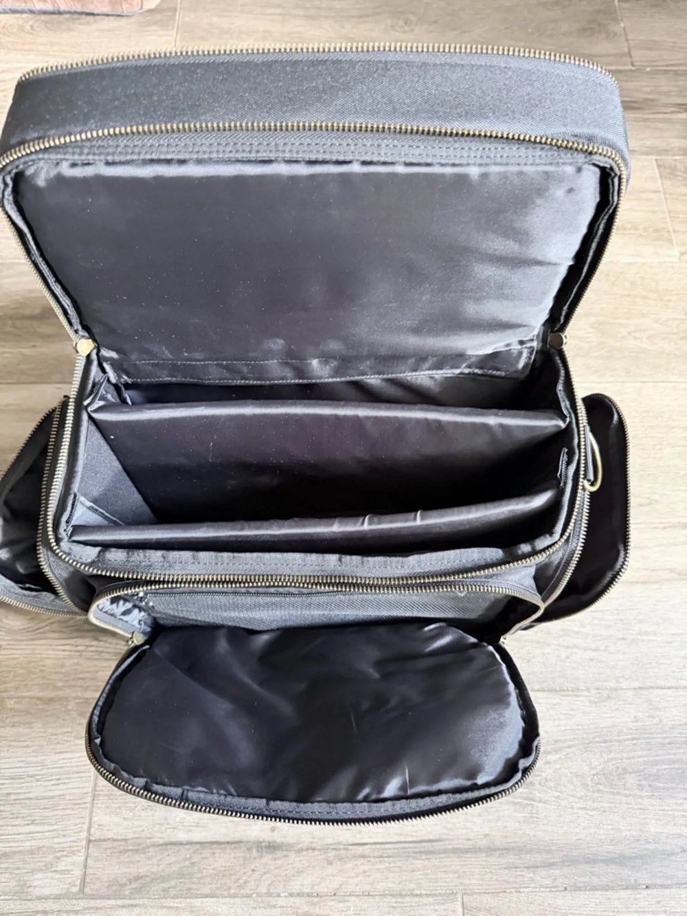 Enhanced DnD bag. Dungeons and Dragons carring case in black.